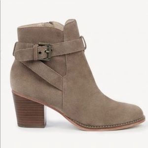 Sole Society buckle strap ankle booties